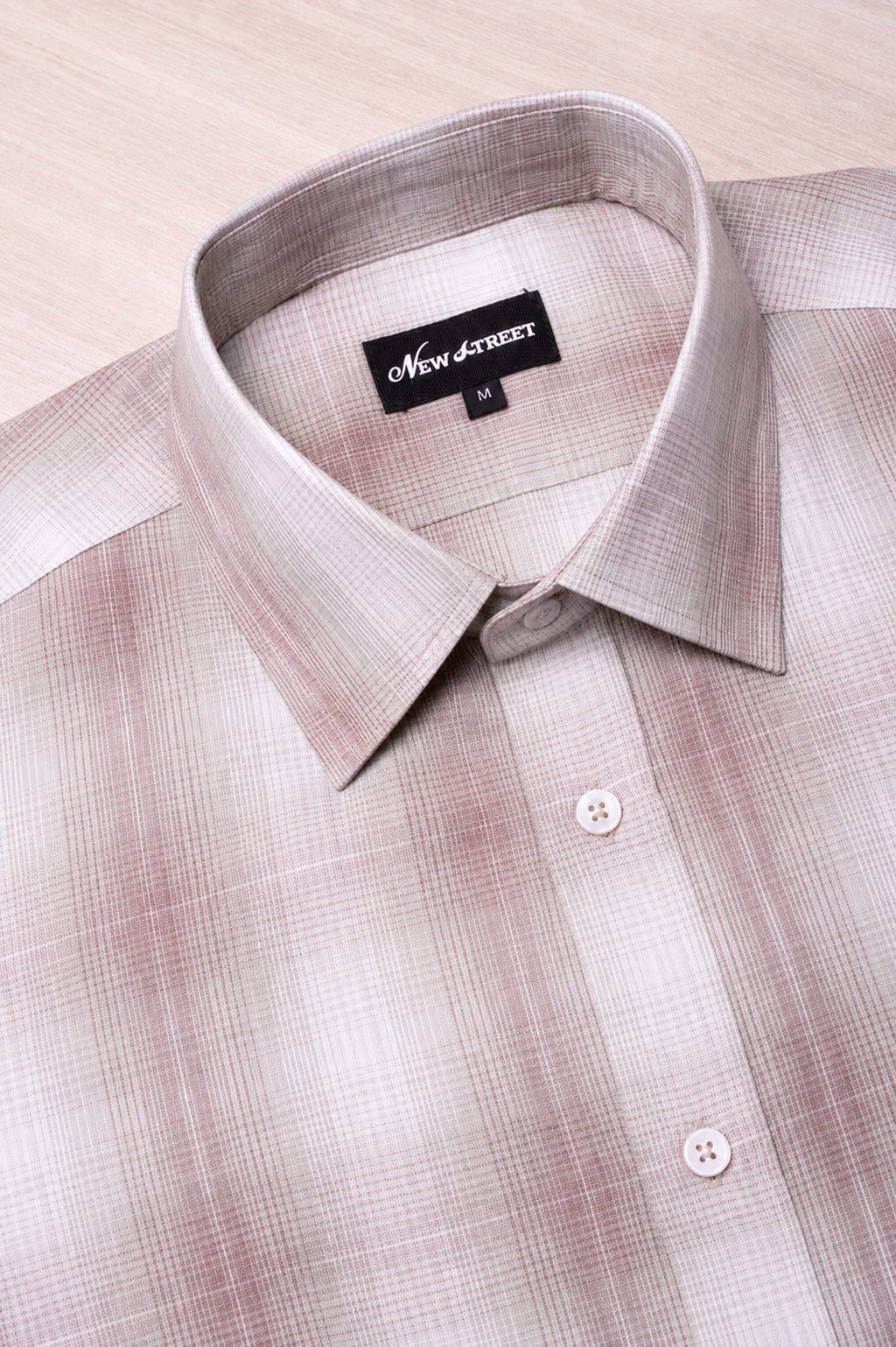 Sage Vintage Micro-checked shirt