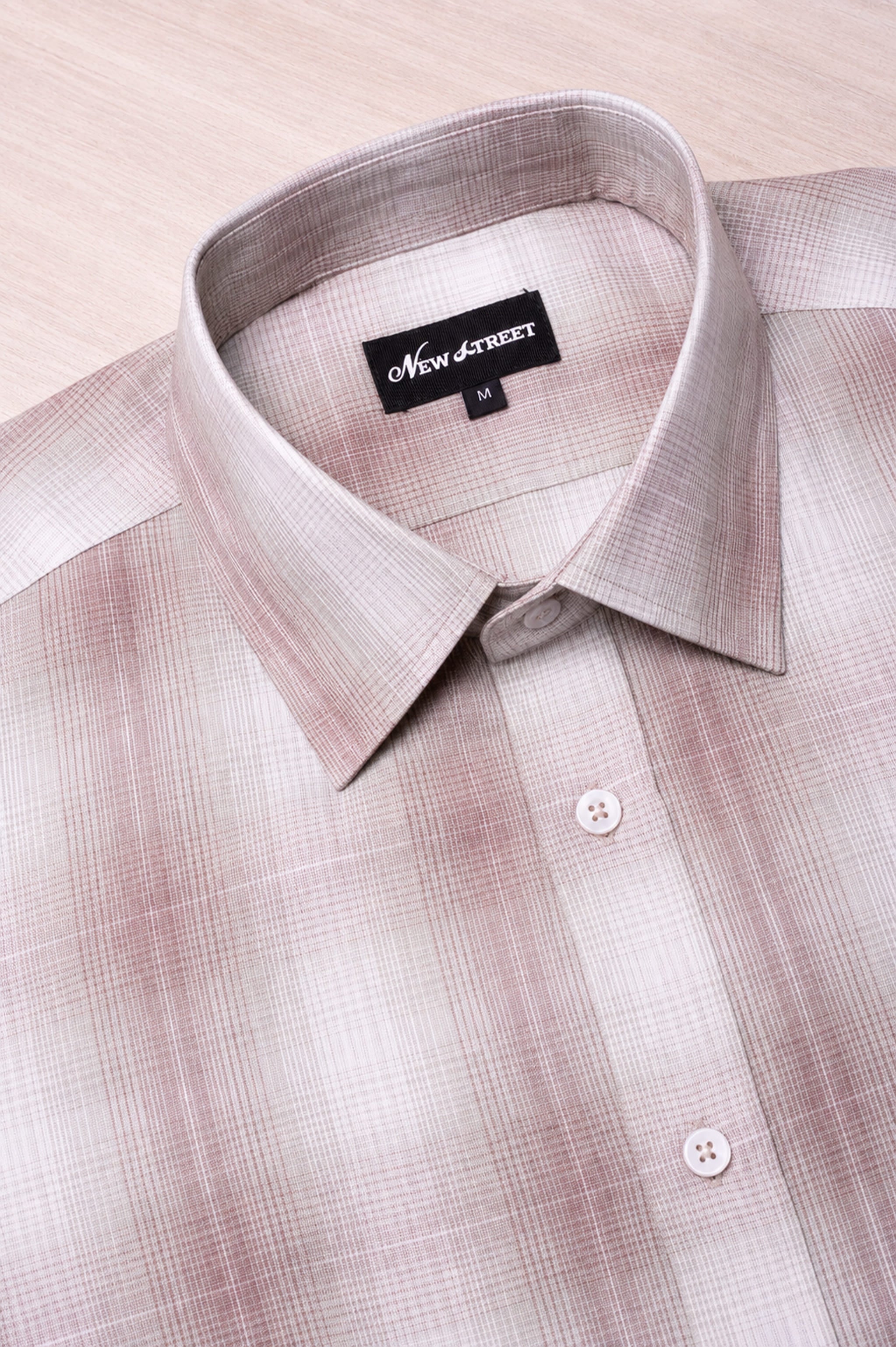 Sage Vintage Micro-checked shirt