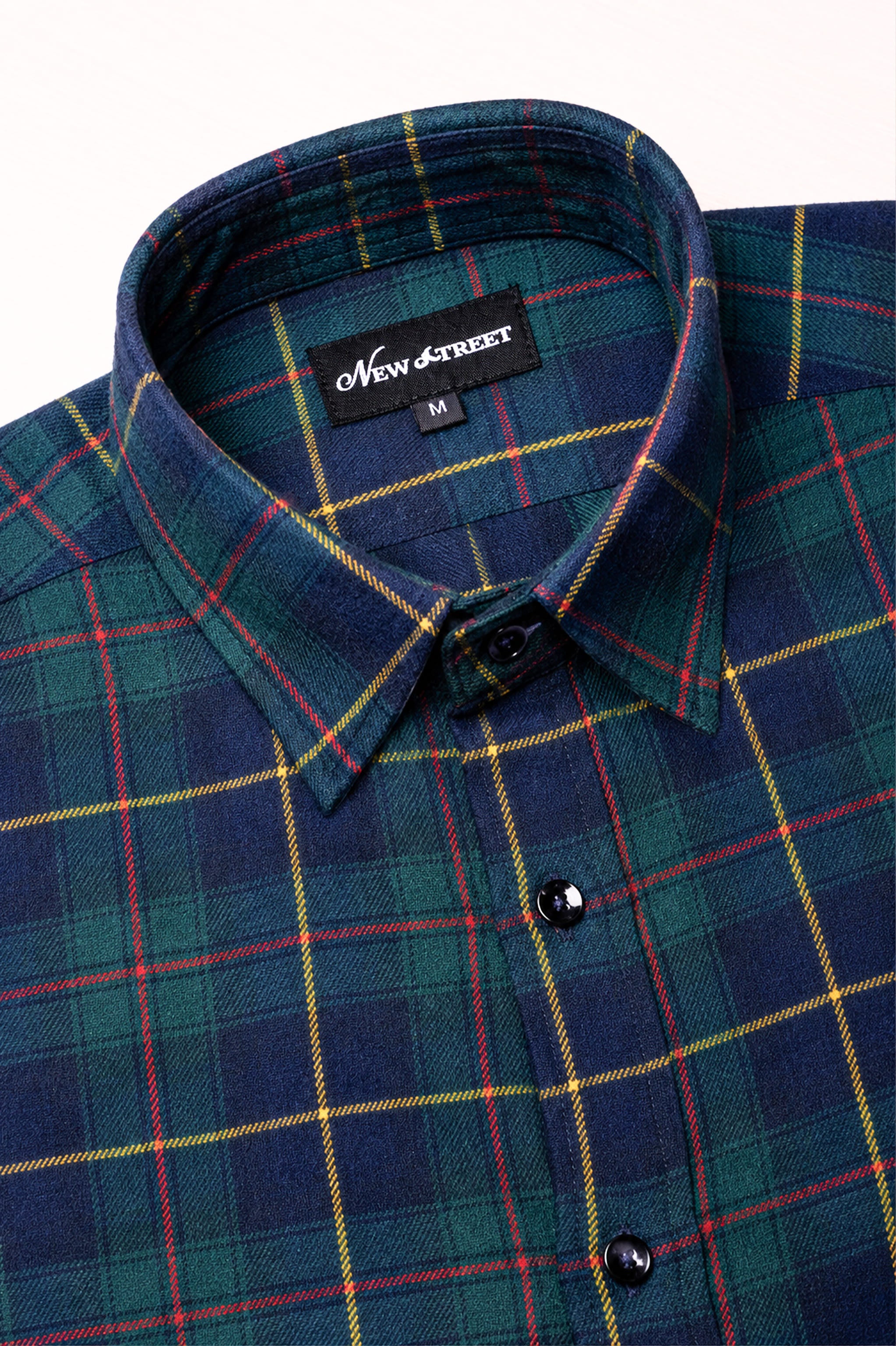 Green Tartan checked shirt