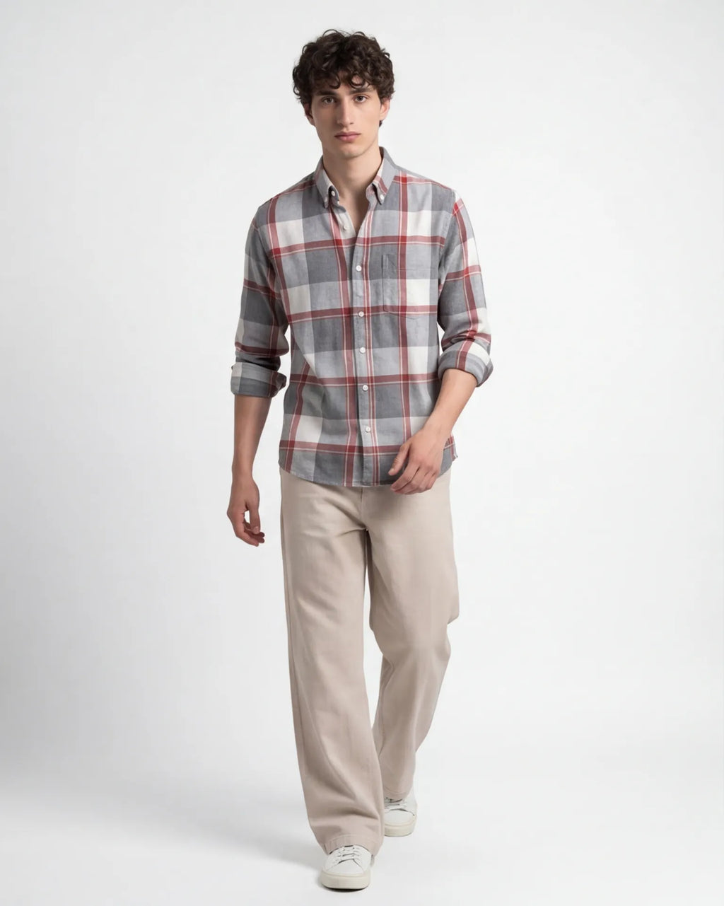 Casual Checks Grey
