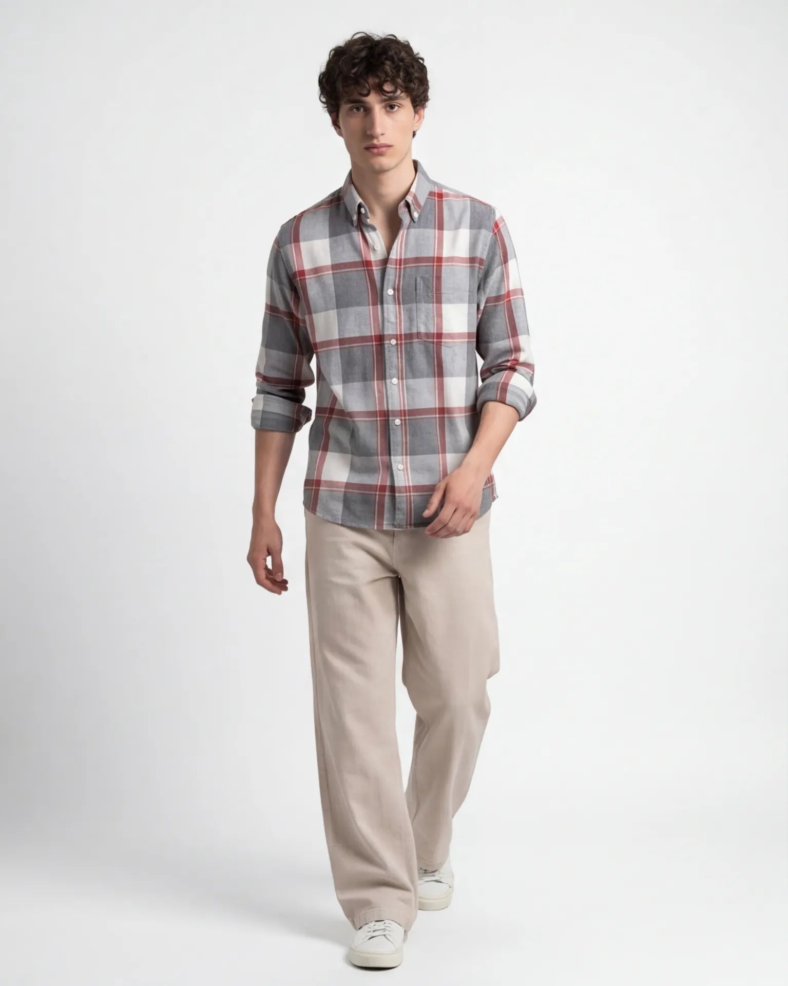 Casual Checks Grey