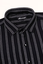 Midnight Black Stripe – Half Sleeve