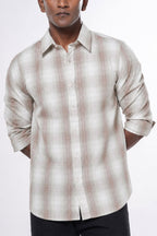 Sage Vintage Micro-checked shirt