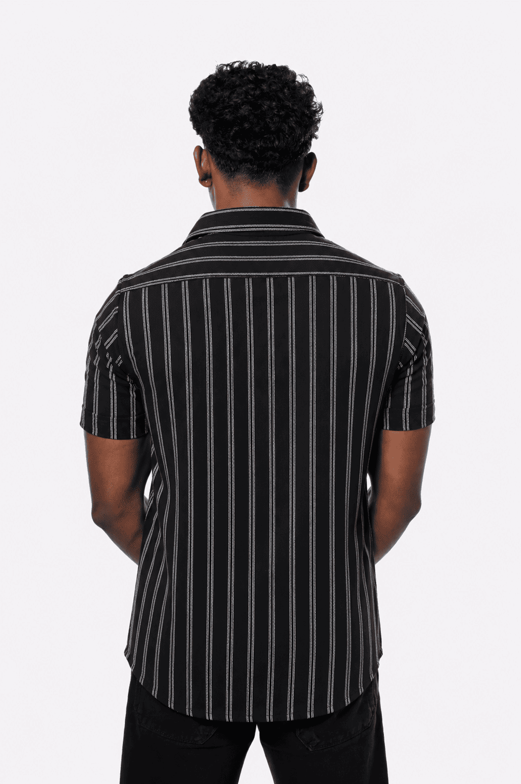 Midnight Black Stripe – Half Sleeve