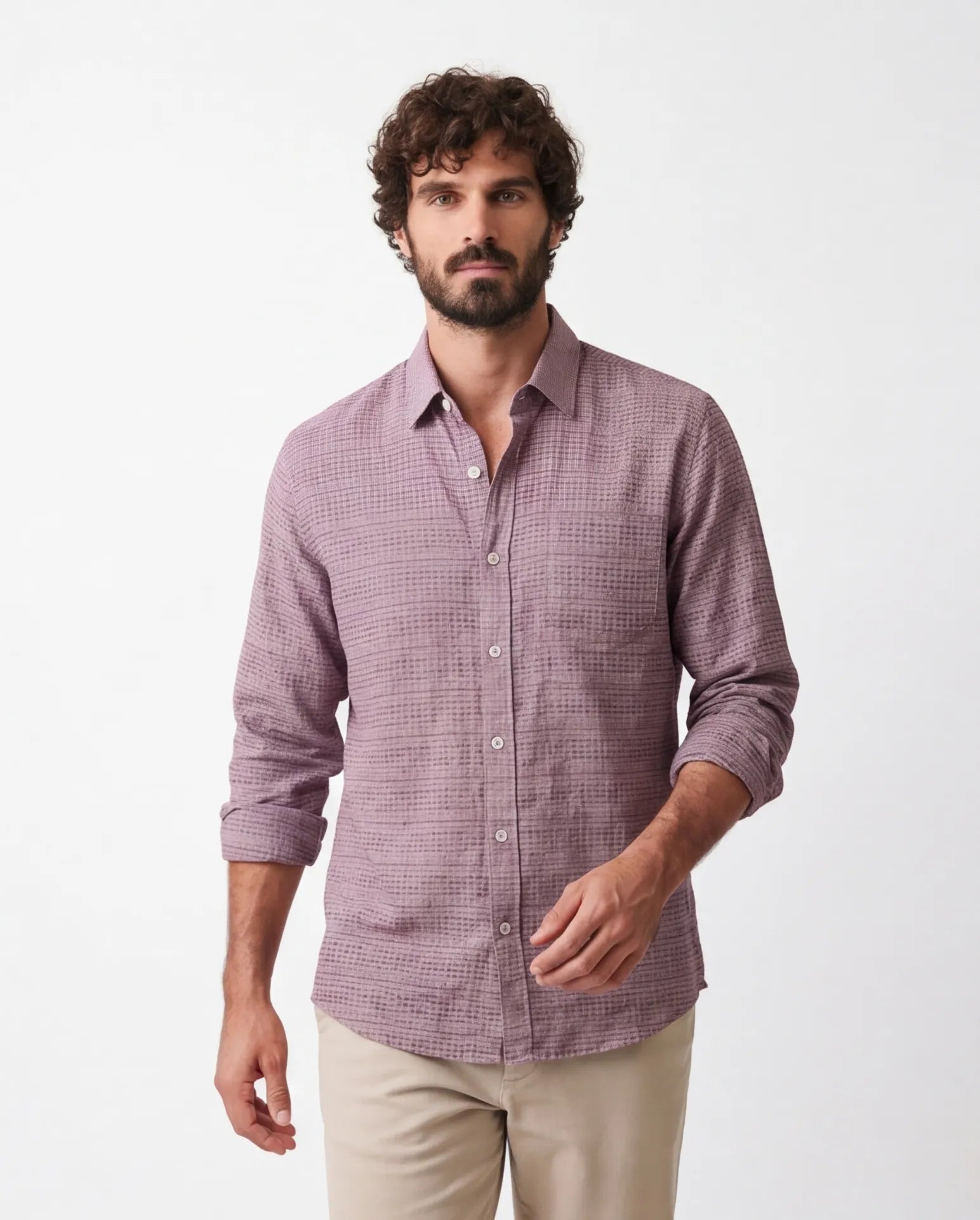 Crinckle Texture Shirt