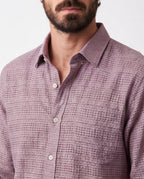 Dusty Mauve - Crinckle Texture Shirt