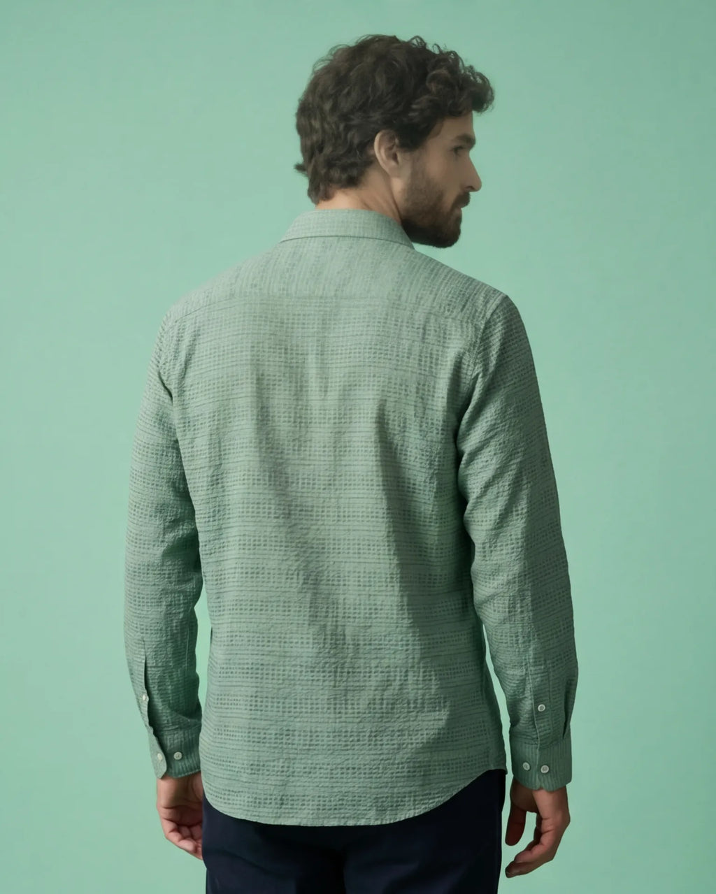 Crinckle Texture Shirt