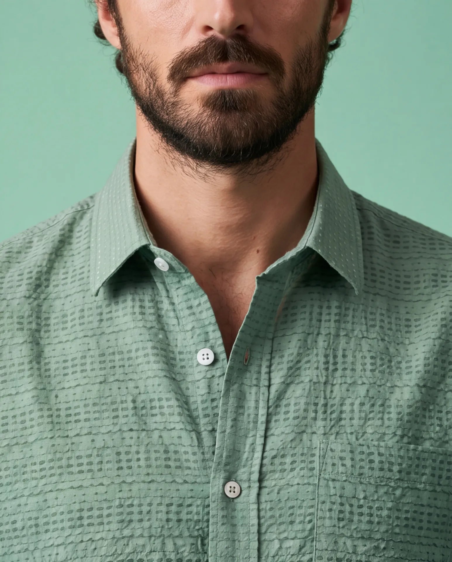 Crinckle Texture Shirt