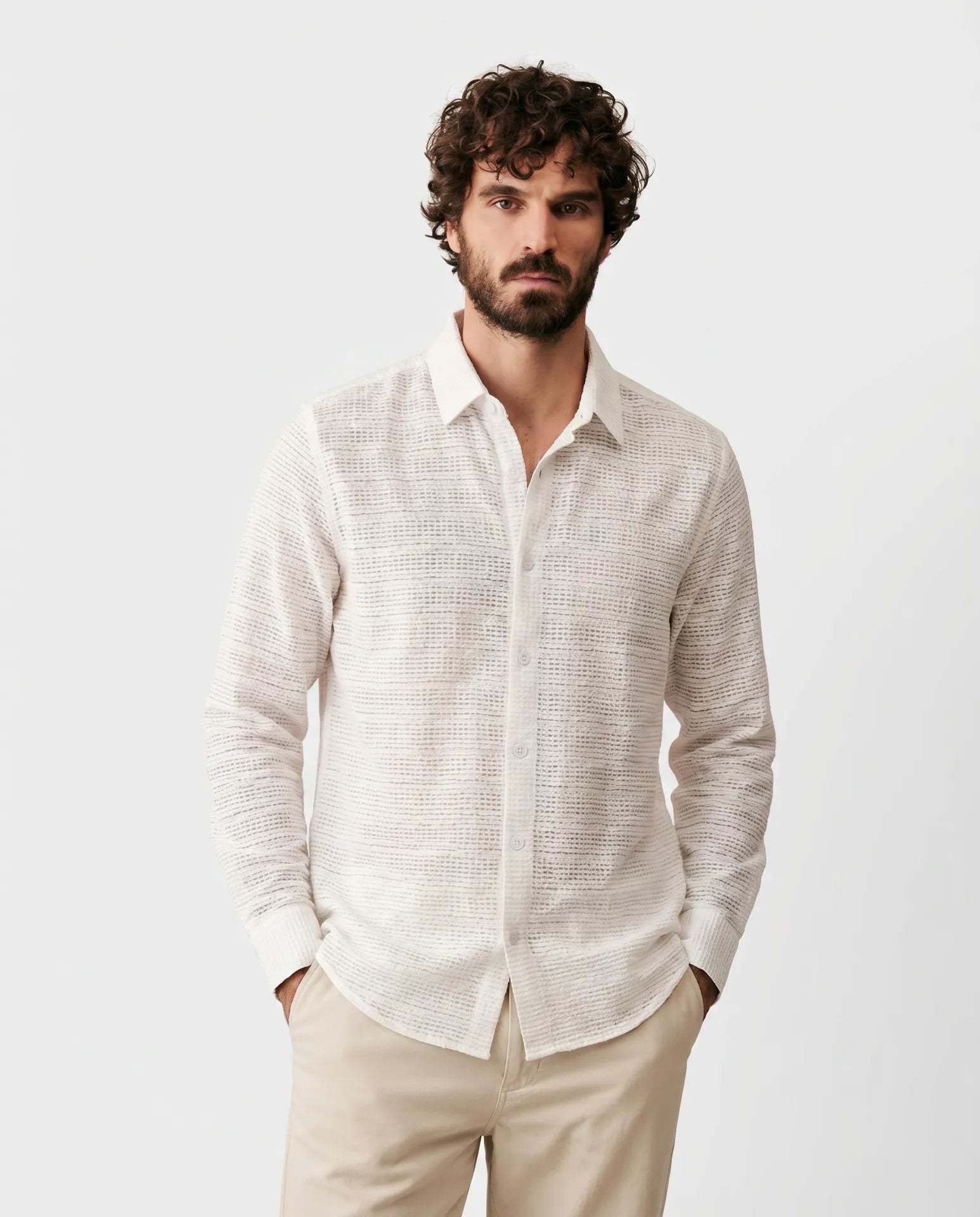 Crinckle Texture Shirt