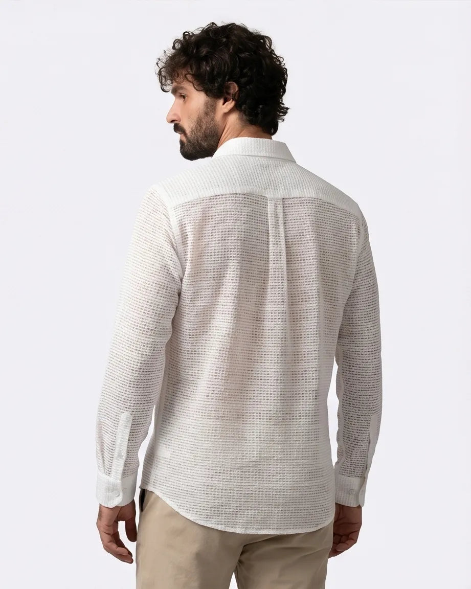 Crinckle Texture Shirt