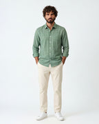 Sage - Crinckle Texture Shirt
