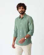 Sage - Crinckle Texture Shirt
