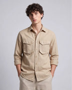 Mist Beige - Mono Utility Shirt