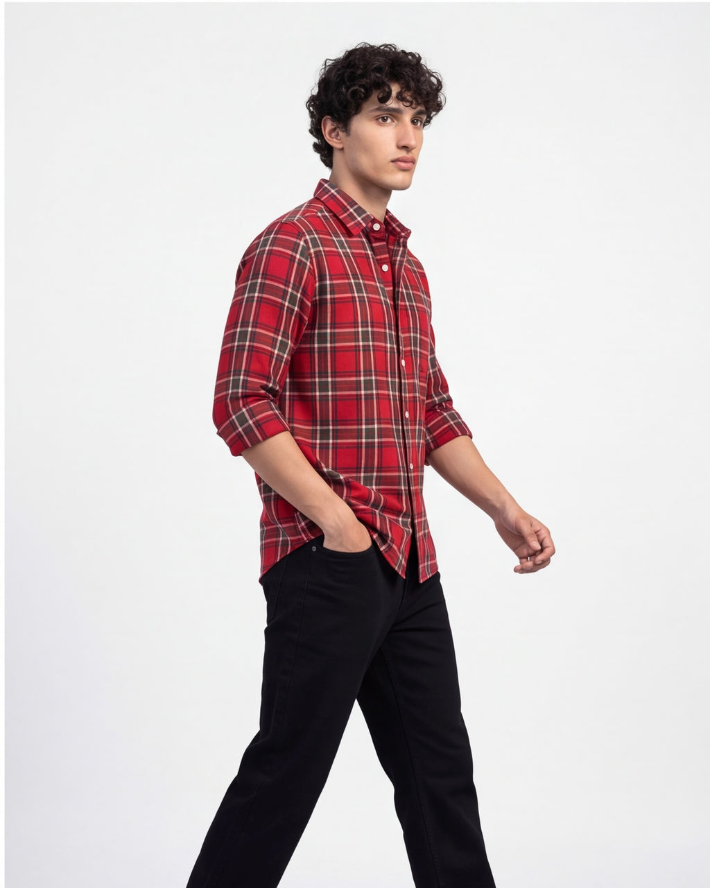 Roven Cotton Checked Shirt