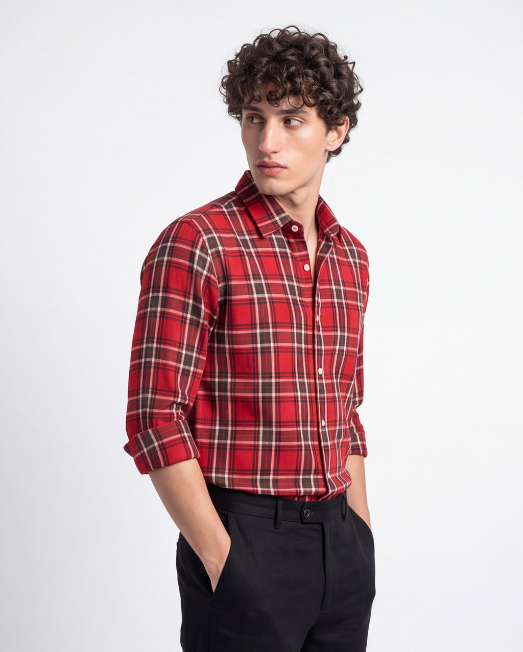 Roven Cotton Checked Shirt