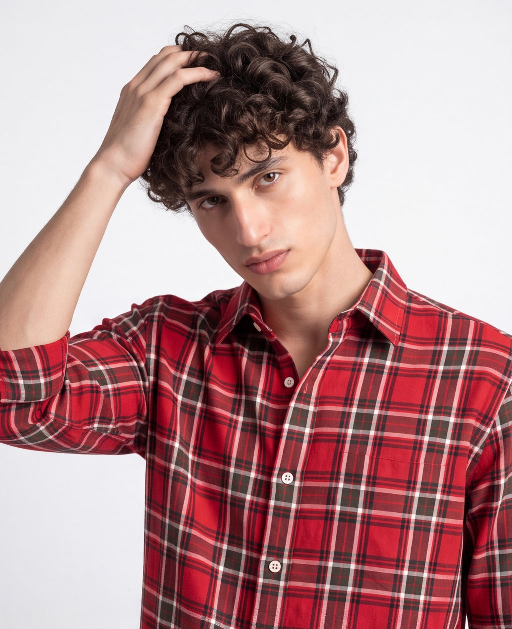 Roven Cotton Checked Shirt