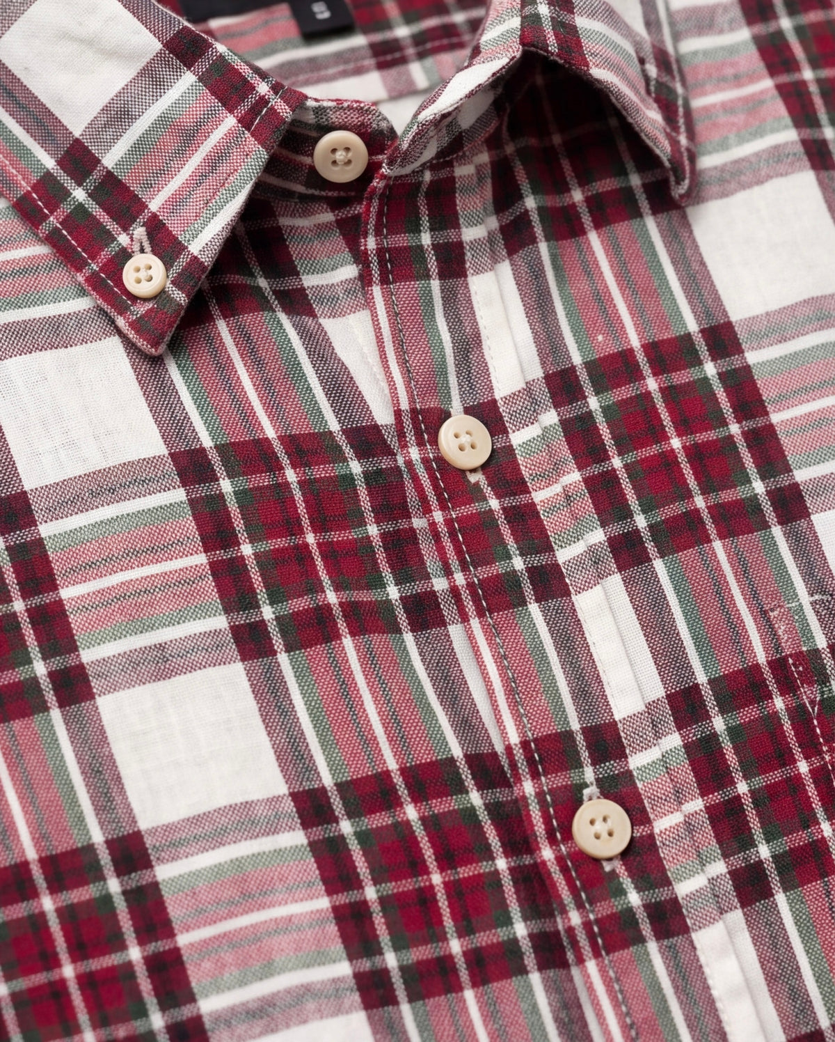 Red Heritage Plaid Cotton Shirt