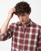 Red Heritage Plaid Cotton Shirt