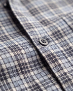 Muted Blue Brushed Cotton Shirt