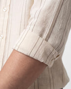 Ivory Textured Cotton Shirt