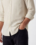 Espresso Horizon Striped Shirt