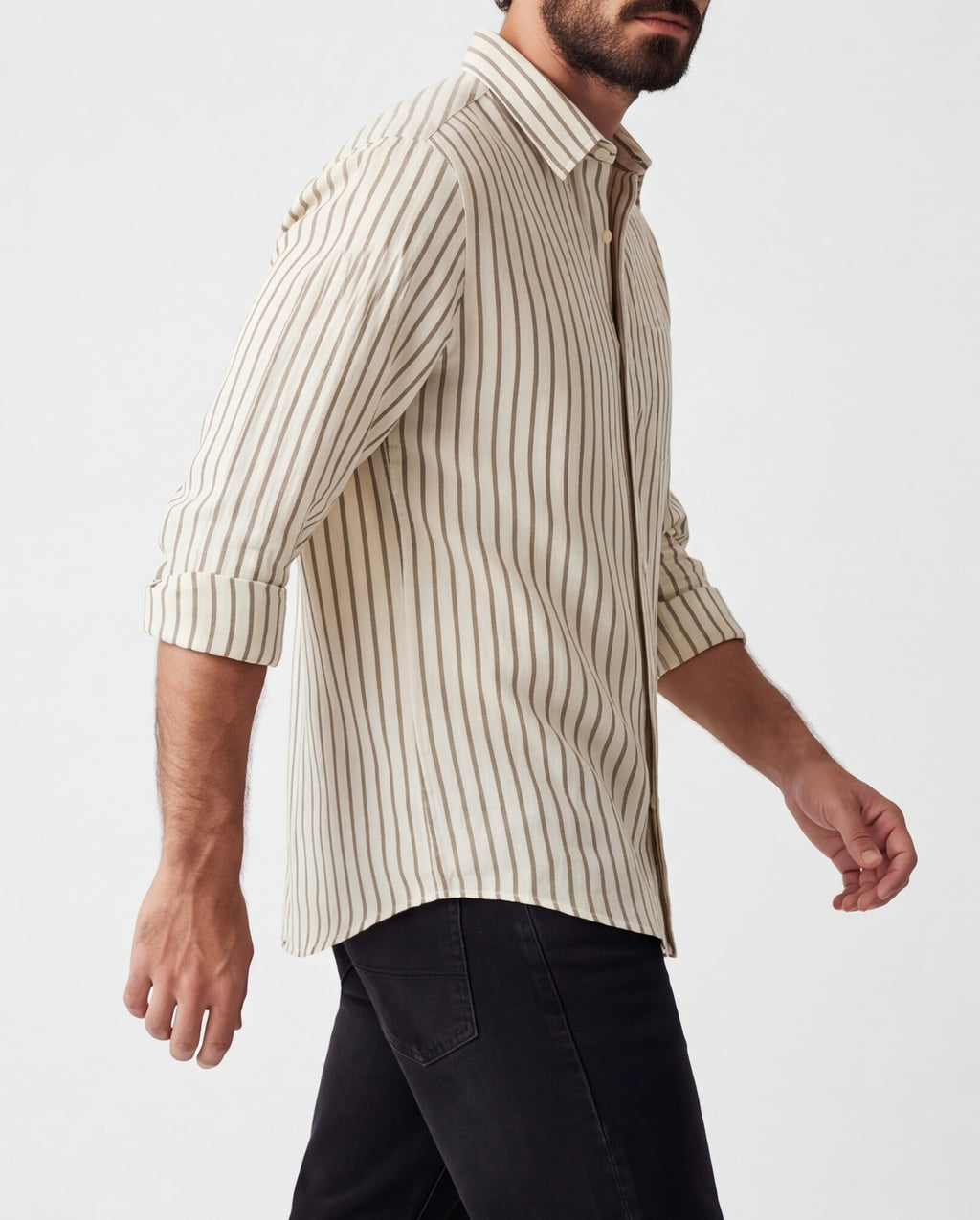 Espresso Horizon Striped Shirt