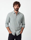 Verdant Cotton Stripe Shirt