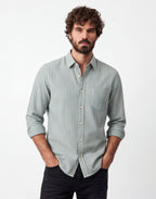 Verdant Cotton Stripe Shirt