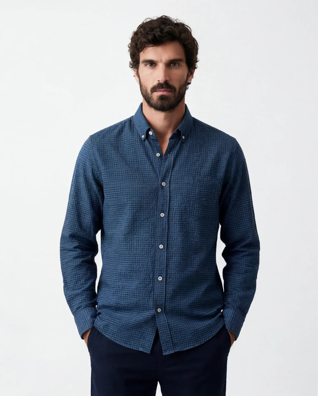 Crinckle Texture Shirt