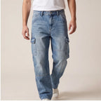 Utility Cargo Denim - Light Blue
