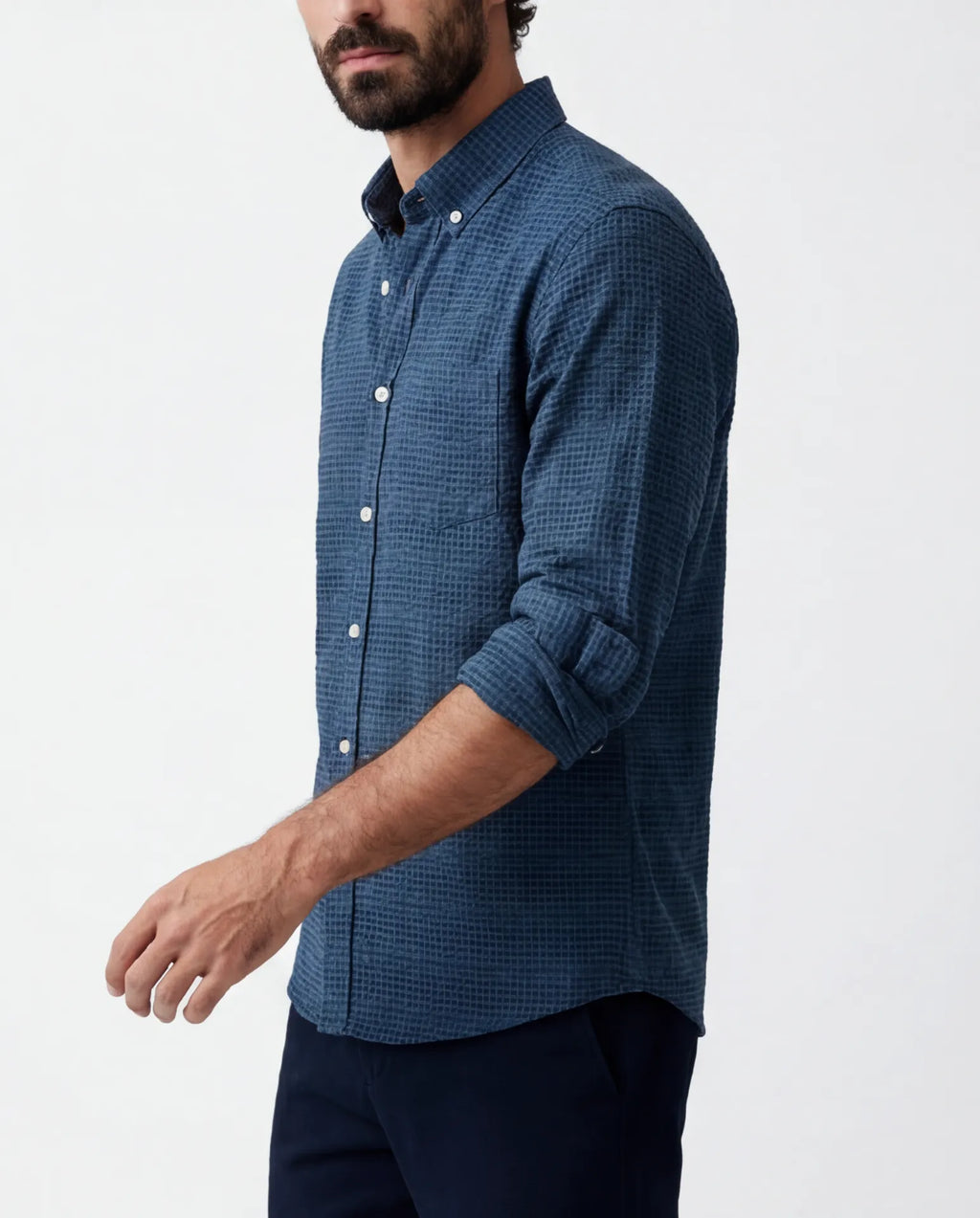 Crinckle Texture Shirt