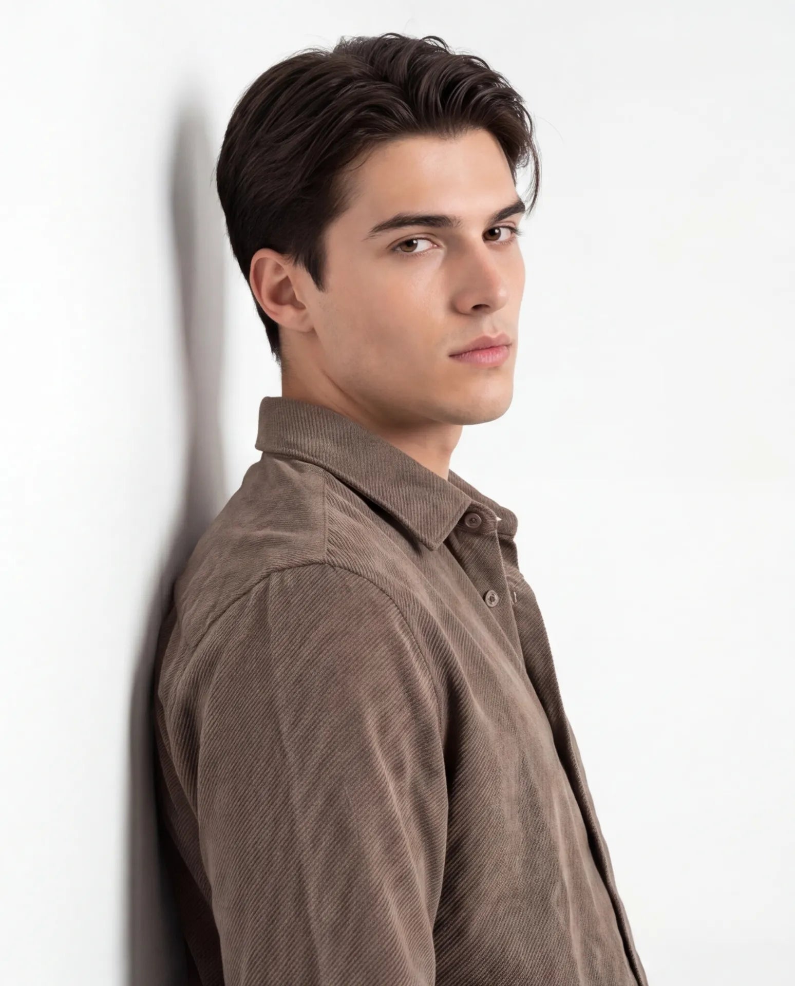 Mocha Monarch Cord Shirt