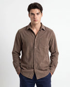 Mocha Monarch Cord Shirt