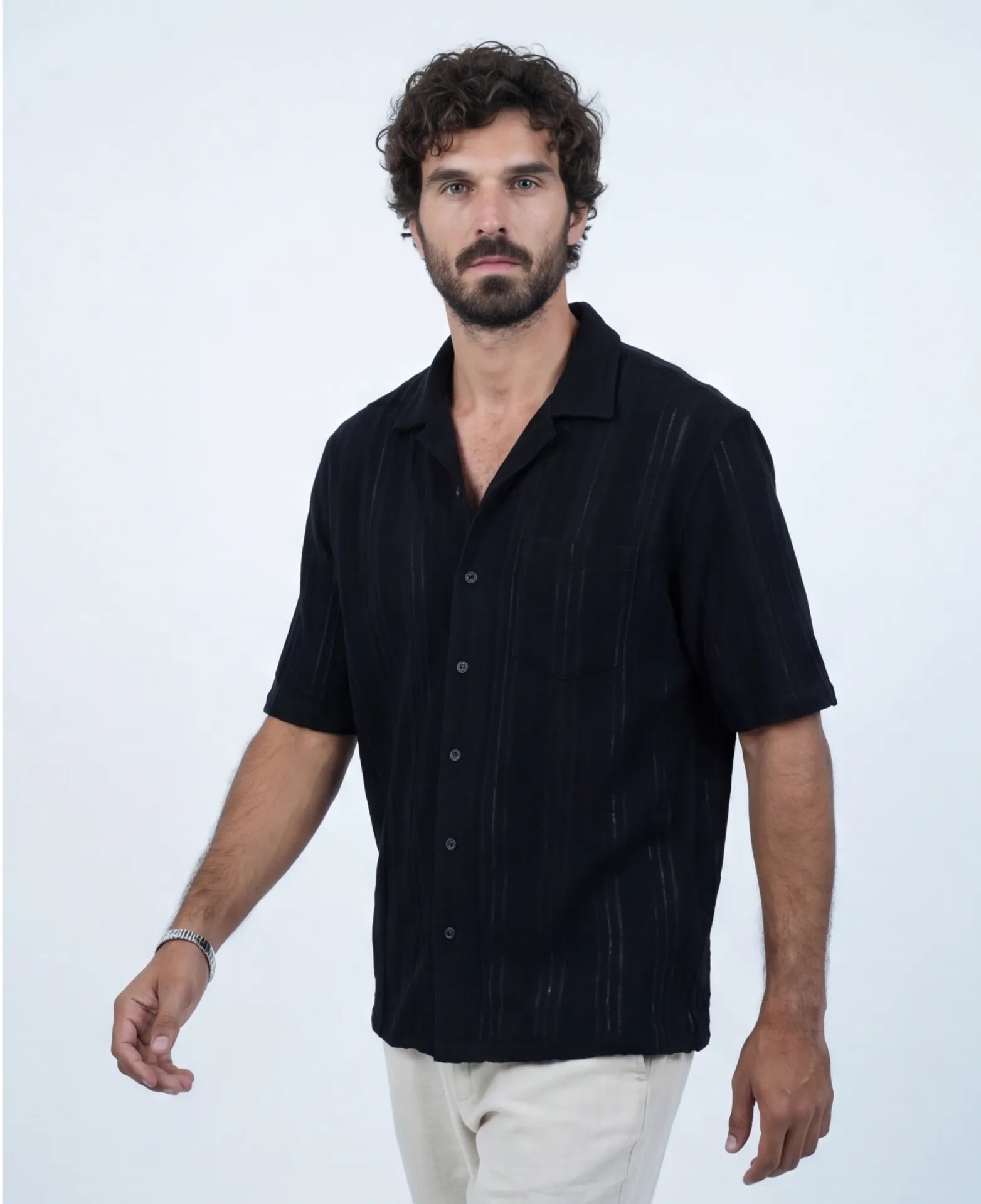 Open Knit Shirt